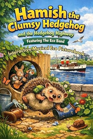Hamish the Clumsy Hedgehog and the Hedgehog Highway: Adventures Along the River Clyde. Featuring The Eco Band.
