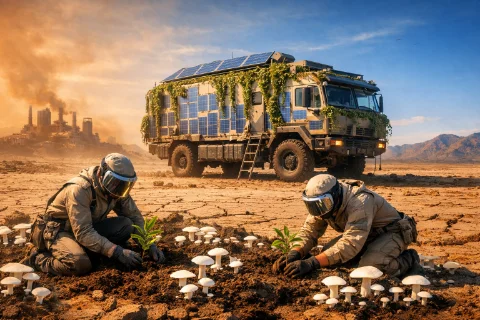 The Soil Healers: Nomadic Re-Wilding Crews and the Restoration of Corporate Wastes