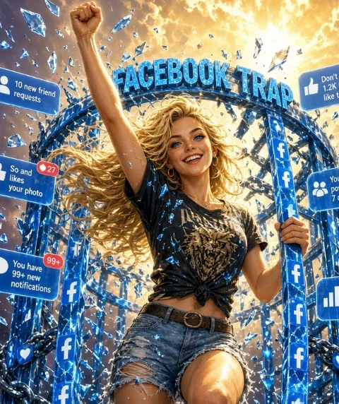 Breaking Free from the Facebook Trap: How to Trade Endless Scrolling for Actual Reading