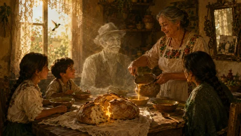The Living Village: Ghosts at the Table, Blessings in the Bread, and the Rules of Ordinary Wonder