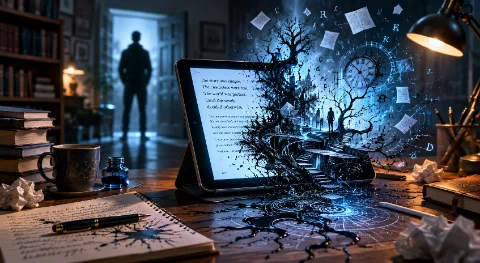 The Marginalia Breach: Font Corruptions, Ink Stains on the Screen, and the Author in the Room