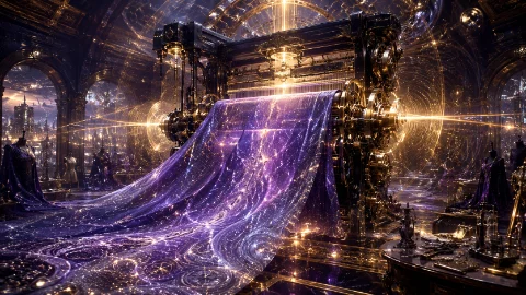 The Gravity-Weave Loom: Chrono-Displacement, Quantum Fabrics, and the Tailoring of False Timelines