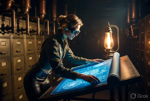 The Blueprint Thieves: Patent Monopolies and Sabotage in Clockwork Ministries