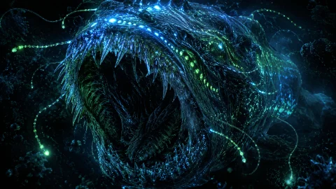 The Abyssal Trench: Bioluminescent Adaptations of Deep-Sea Apex Predators