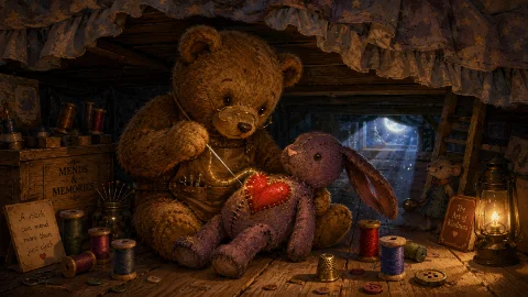 Tailor Bears, Button Magic, and the Secret Society of Plushies