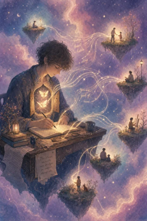 Quantum Feelings: Using Entanglement, Superposition and Vibration in Fiction